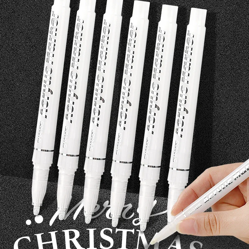 Whiteboard Marker Set - 1/3Pcs/Set High-gloss Acrylic Markers Gold,Silver and