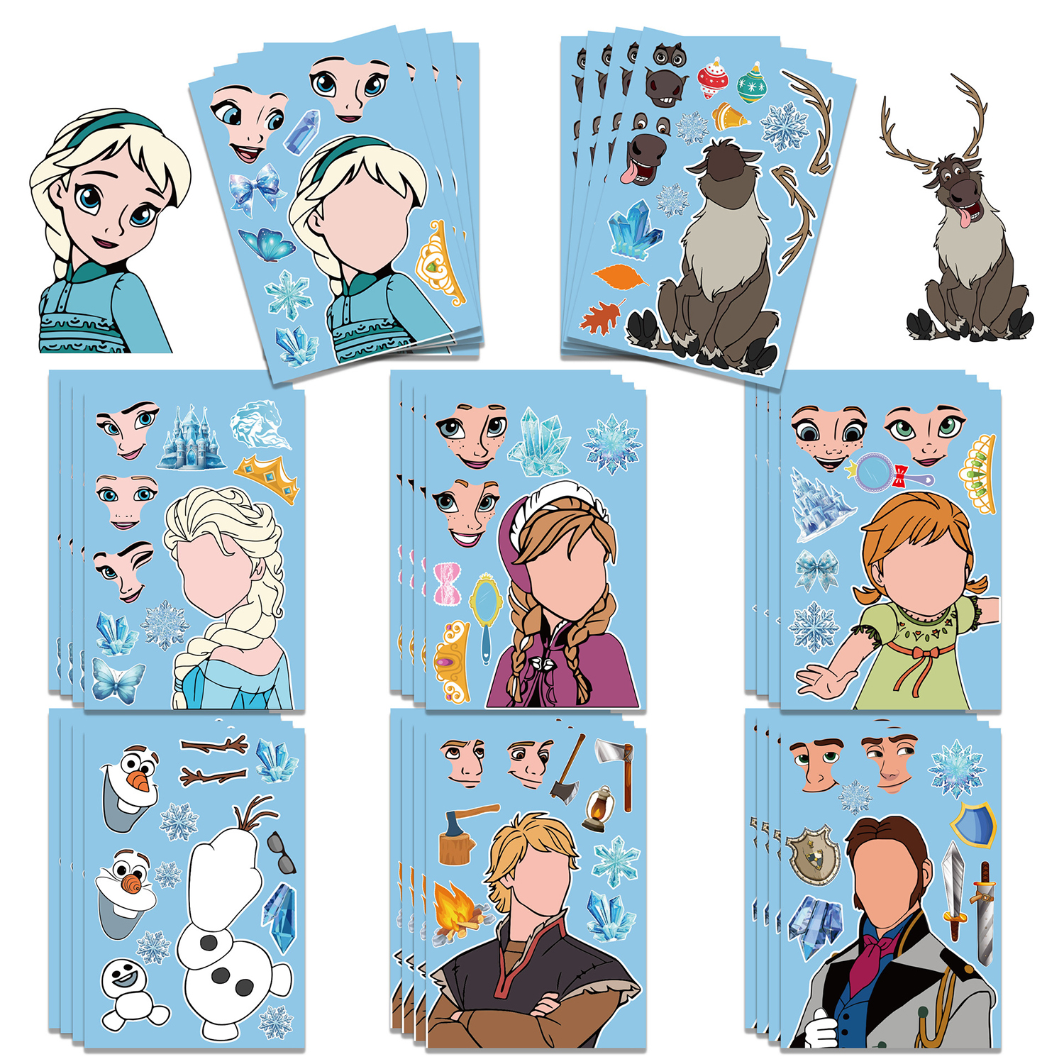 Frozen Queen Party Sticker Els - Memo Pad Sticky บทวิจารณ์และราคา
