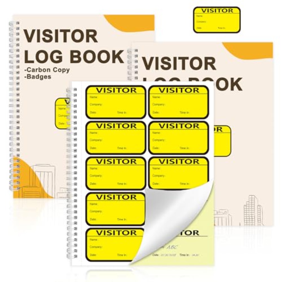 Pack Visitor Badges with Carbo - Carbon Copy Book บทวิจารณ์และราคา