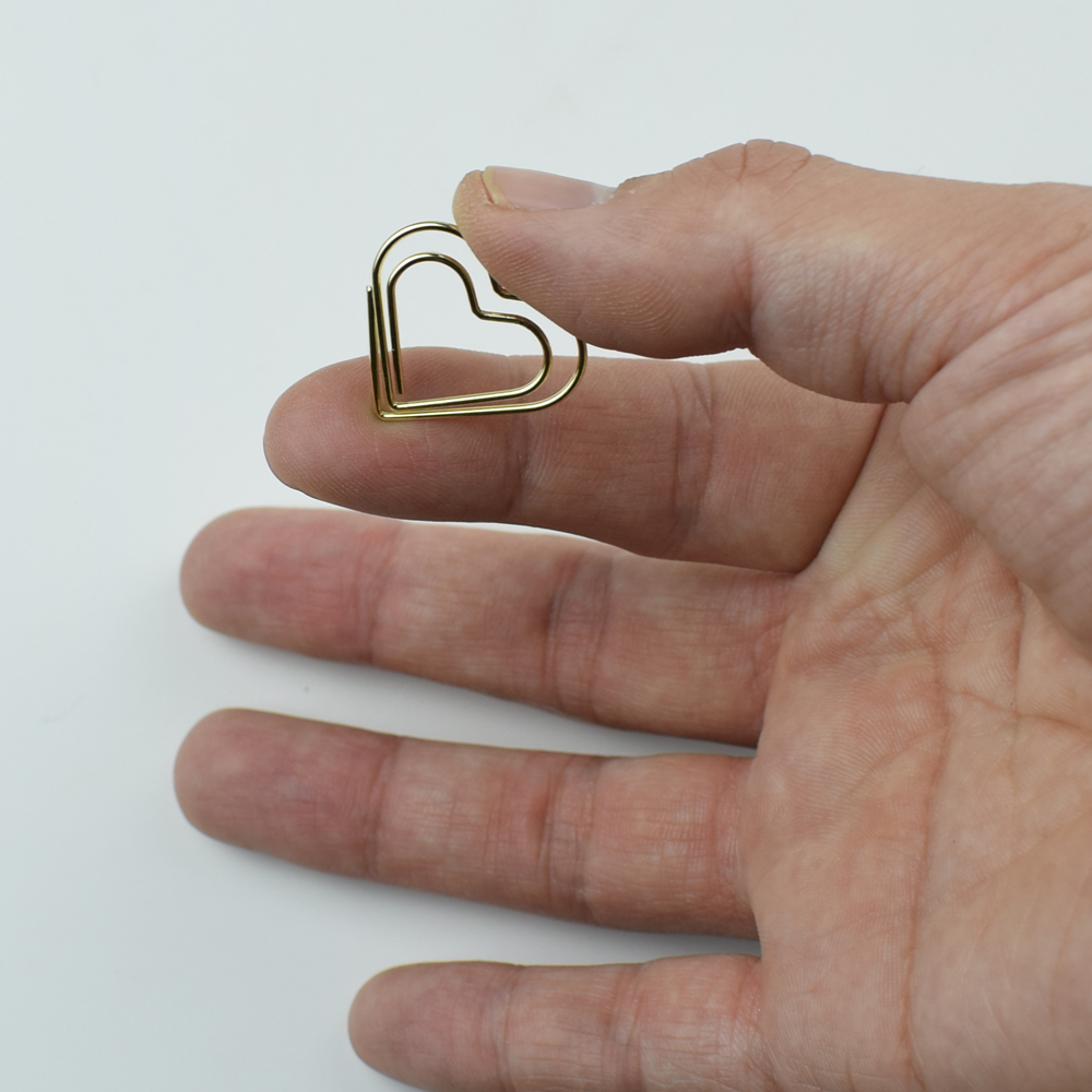 12-Piece Set Heart Paper Clips - Binder Clip Assorted บทวิจารณ์และราคา