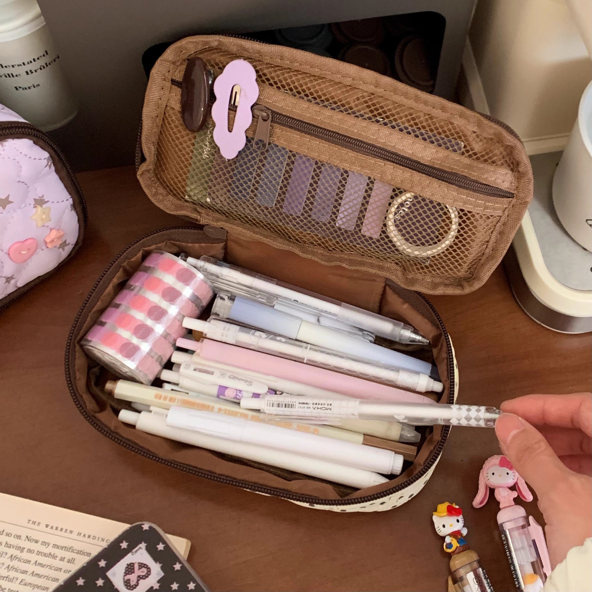 Star Dot Large Capacity Bag wi - Pencil Case Large บทวิจารณ์และราคา
