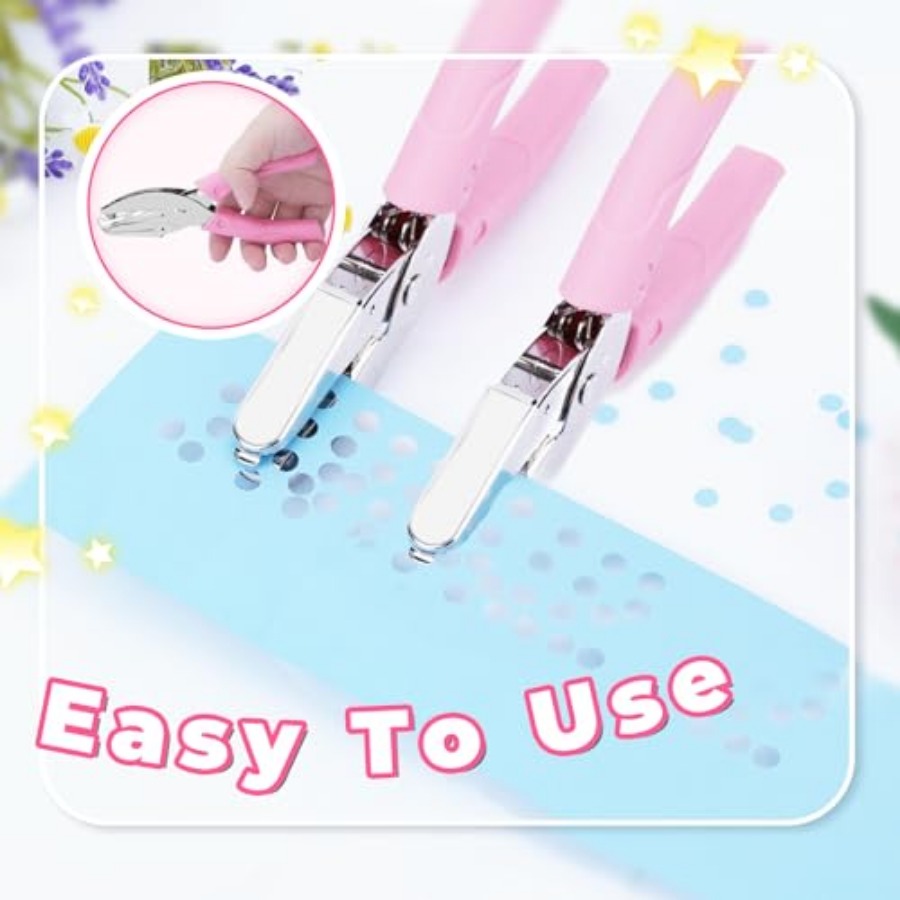 3 Pack Metal Handheld Small Ho - Paper Punch 3 Hole บทวิจารณ์และราคา
