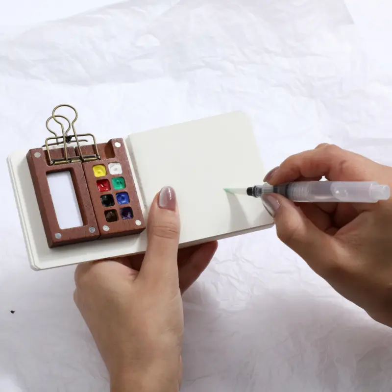 Portable Watercolor Set Travel - Binder Clip Assorted บทวิจารณ์และราคา