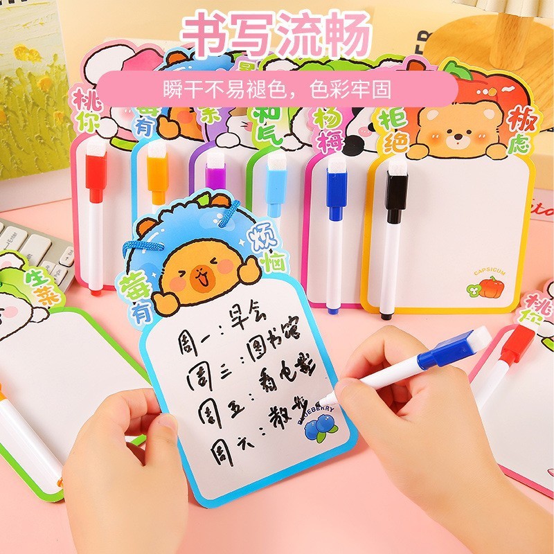 Cartoon Double Sided Erasable  - Whiteboard Marker Set บทวิจารณ์และราคา