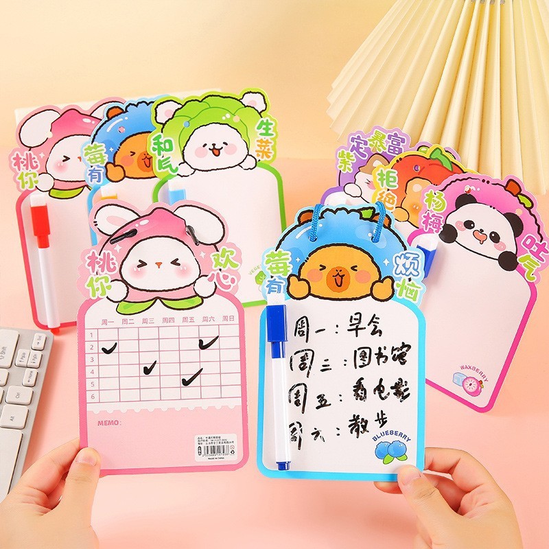 Cartoon Double Sided Erasable  - Whiteboard Marker Set บทวิจารณ์และราคา