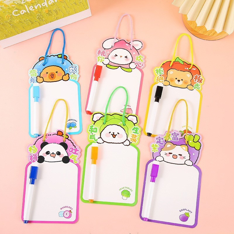 Cartoon Double Sided Erasable  - Whiteboard Marker Set บทวิจารณ์และราคา