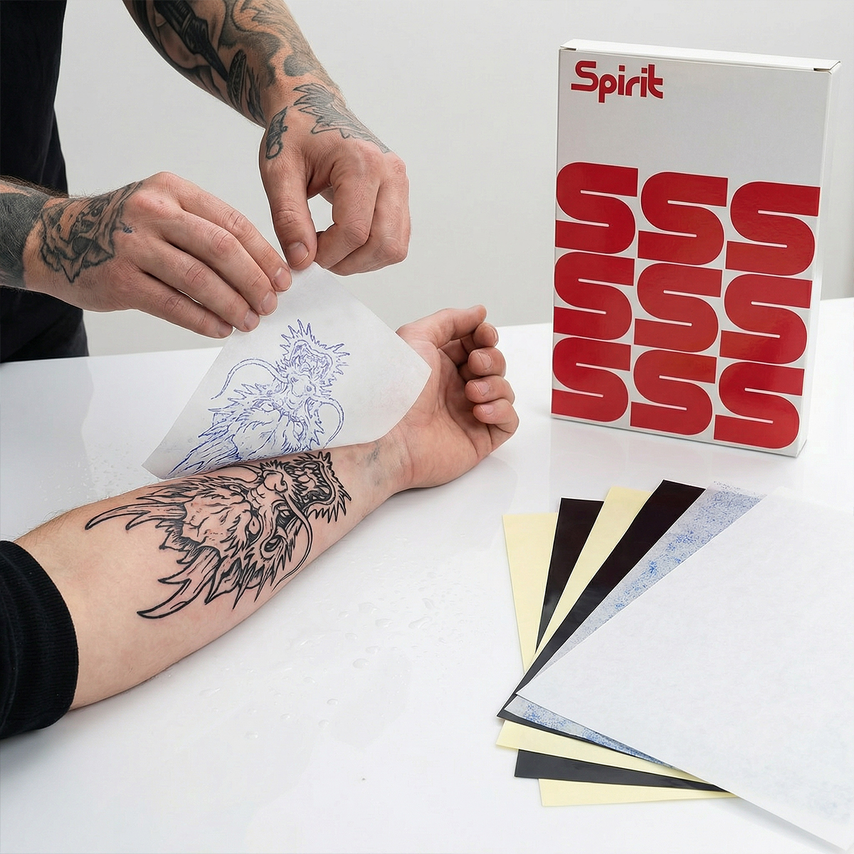 DMTATTOO 100/50/20/10PCS Spiri - Carbon Copy Book บทวิจารณ์และราคา
