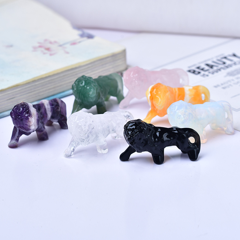 Natural Crystal Obsidian Lion. - Lion Stationery & Office Supply(Kunshan)Co.Ltd บทวิจารณ์และราคา