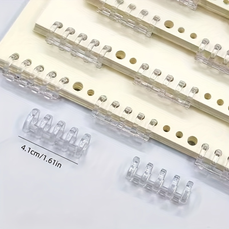 10Pcs 5-Ring Binding Spines Sn - Binding Comb Plastic บทวิจารณ์และราคา