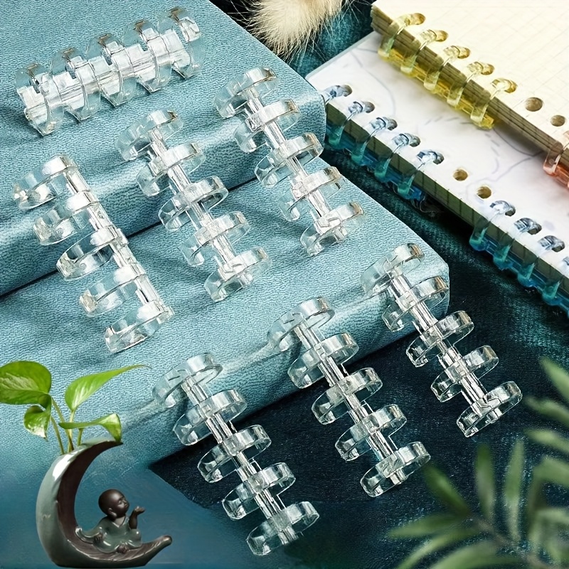 10Pcs 5-Ring Binding Spines Sn - Binding Comb Plastic บทวิจารณ์และราคา