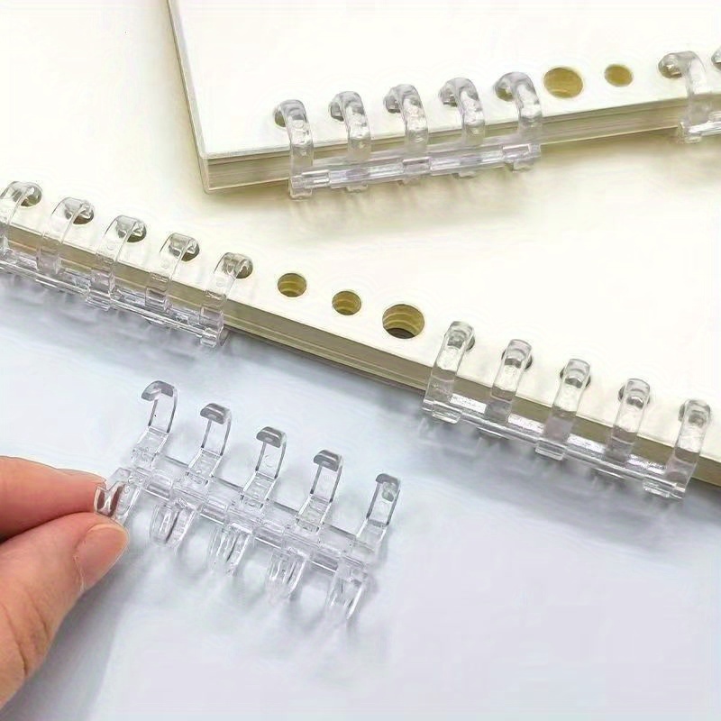 10Pcs 5-Ring Binding Spines Sn - Binding Comb Plastic บทวิจารณ์และราคา