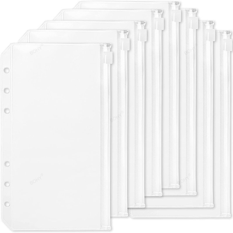A5/A6/A7 Binder Pockets Binder - Portfolio Folder Zip บทวิจารณ์และราคา