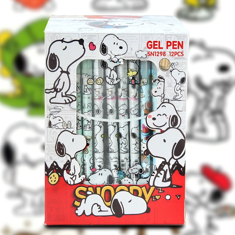 12 Pcs/Set Kawaii Snoopy Erasa - Gel Ink Pen Set บทวิจารณ์และราคา