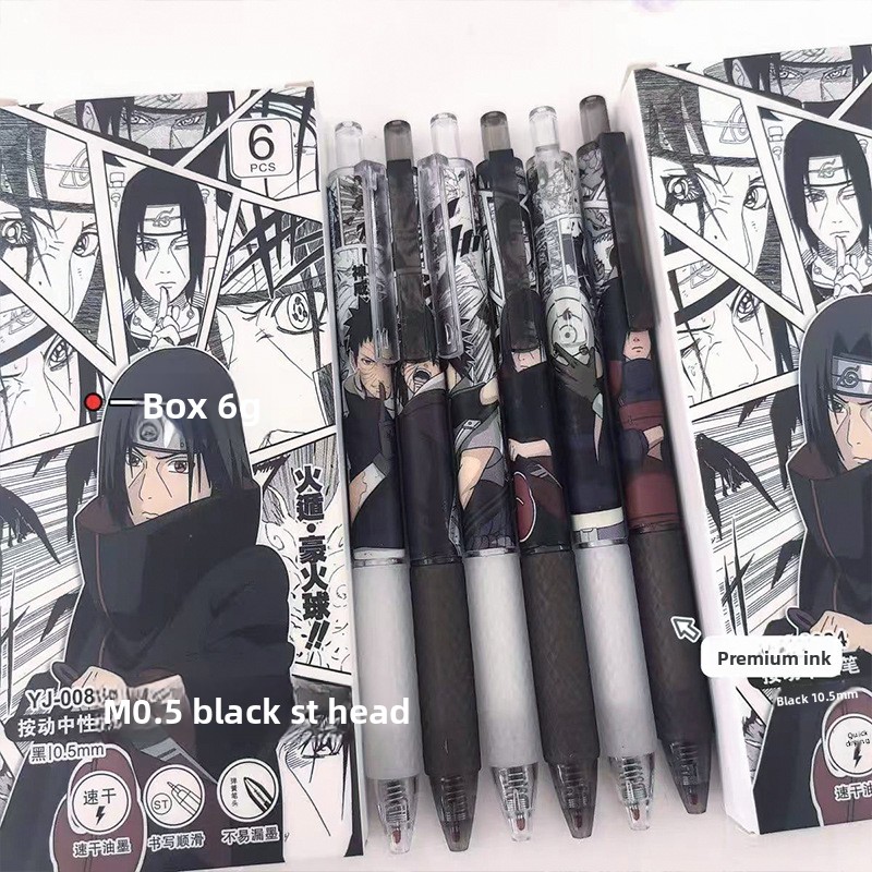 Anime Naruto Gel Pen Cute Cart - Gel Ink Pen Set บทวิจารณ์และราคา