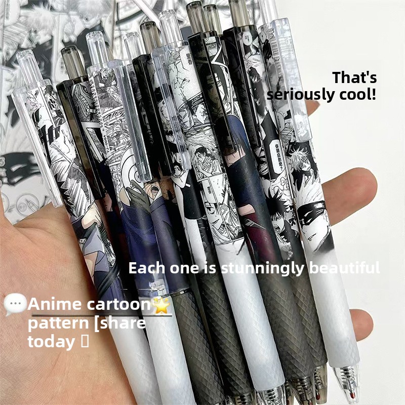 Anime Naruto Gel Pen Cute Cart - Gel Ink Pen Set บทวิจารณ์และราคา