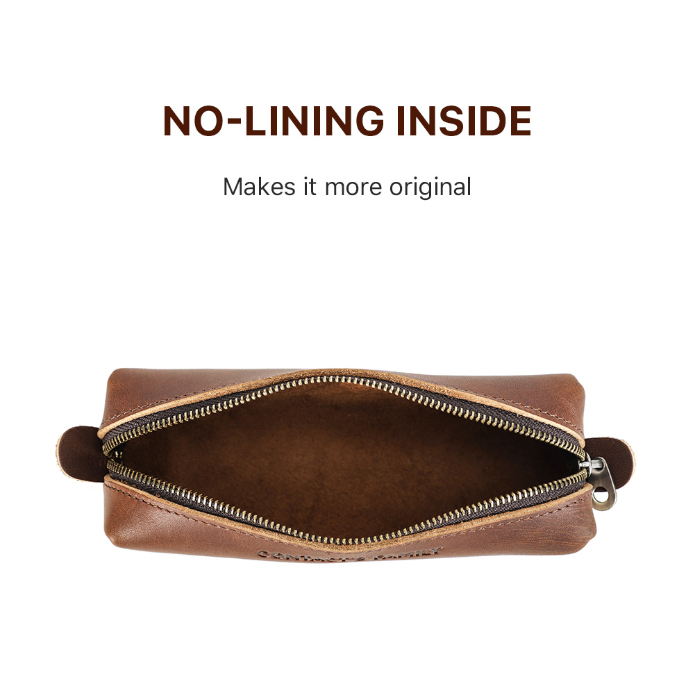 Retro Leather Pencil Case High - Office Stationery Supply Business บทวิจารณ์และราคา