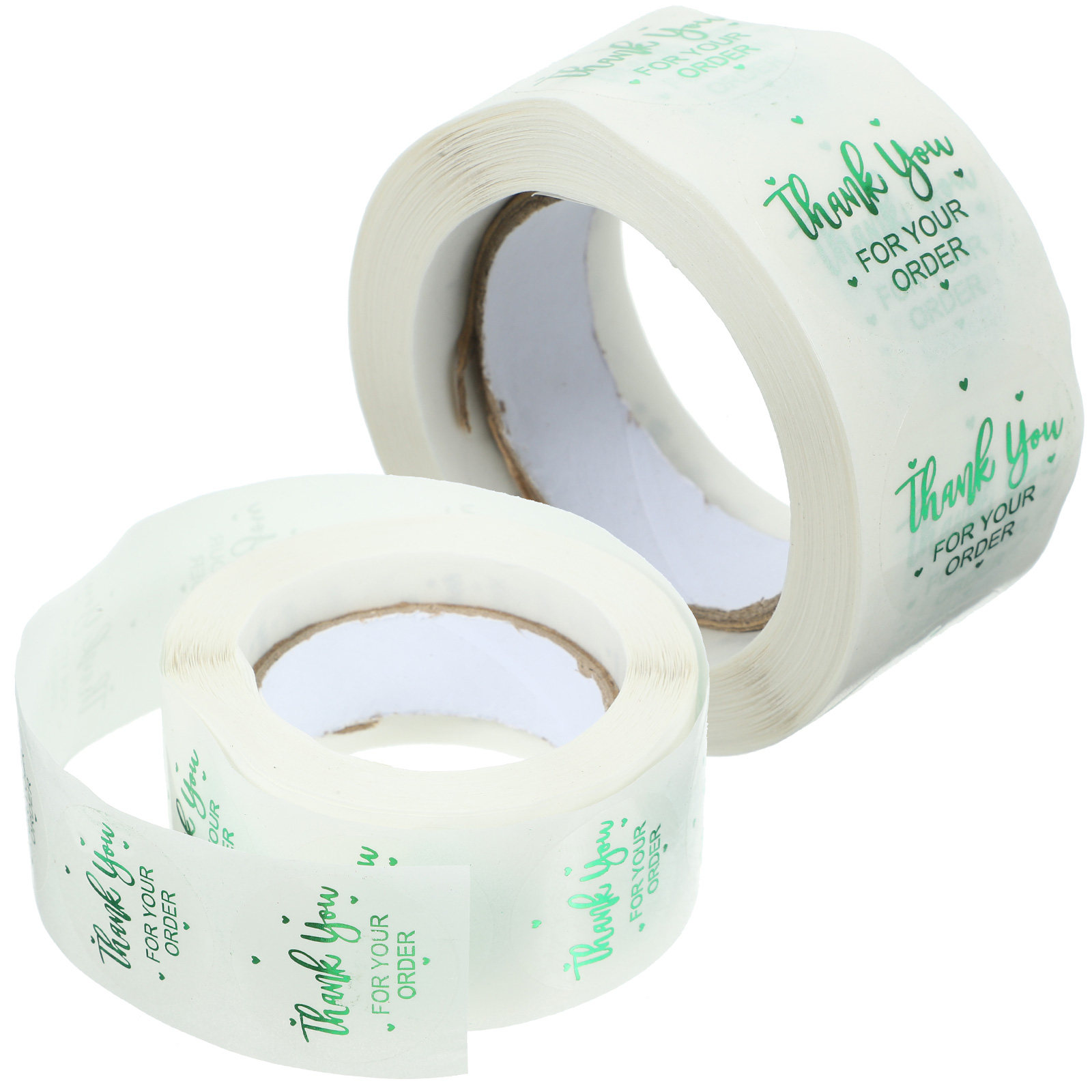 2 Rolls Transparent Circle Sti - Sticker Label Roll บทวิจารณ์และราคา