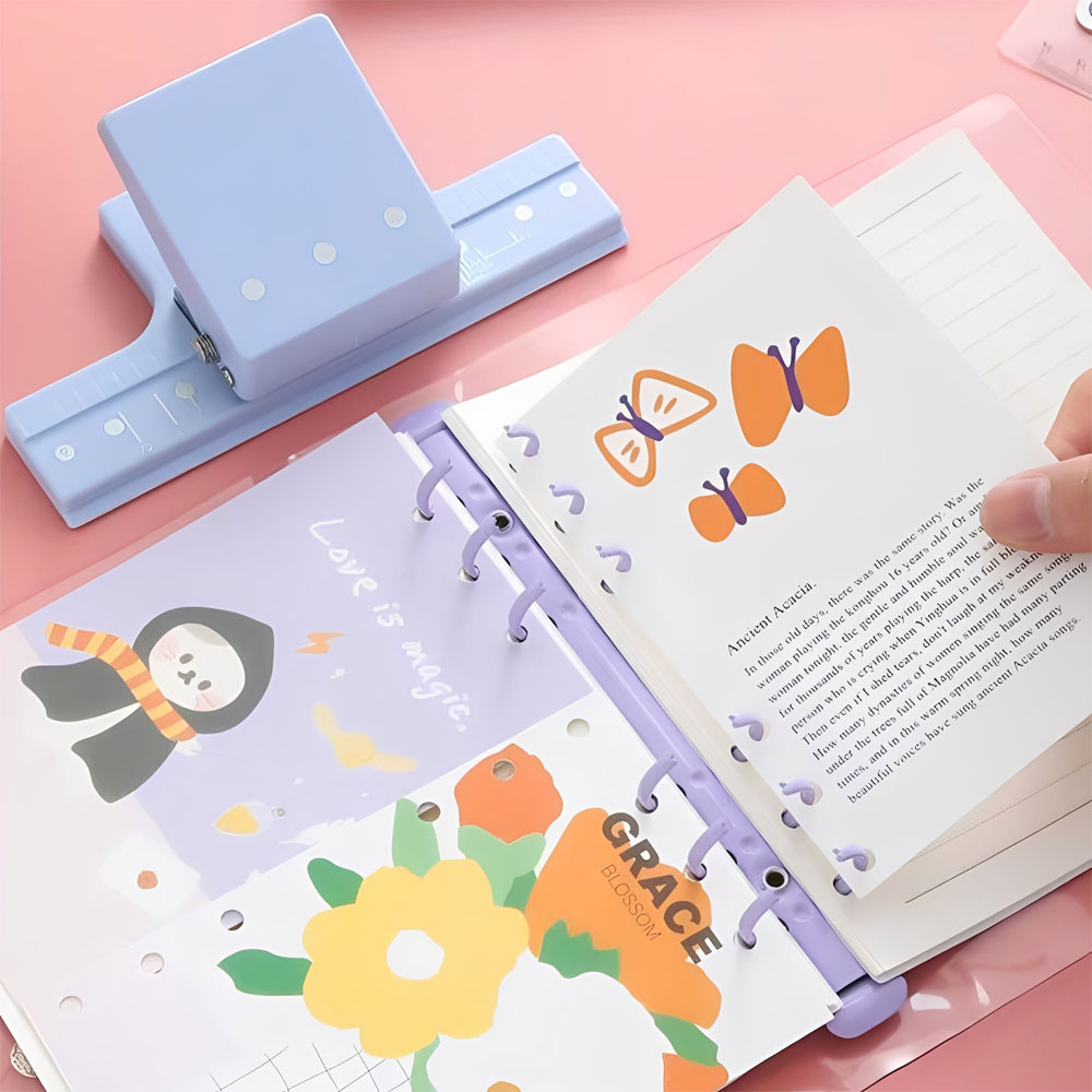 3-hole punch, scrapbook punch, - Paper Punch 3 Hole บทวิจารณ์และราคา