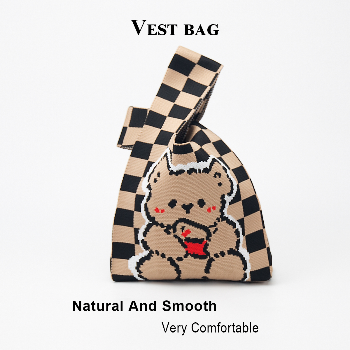 Cute Knitted Handbag for Girls - Pencil Case Large บทวิจารณ์และราคา
