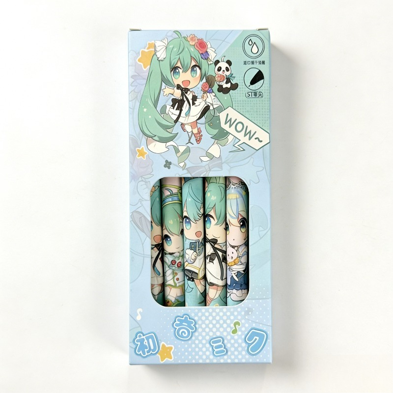 Hatsune Miku quick-drying gel  - Gel Ink Pen Set บทวิจารณ์และราคา