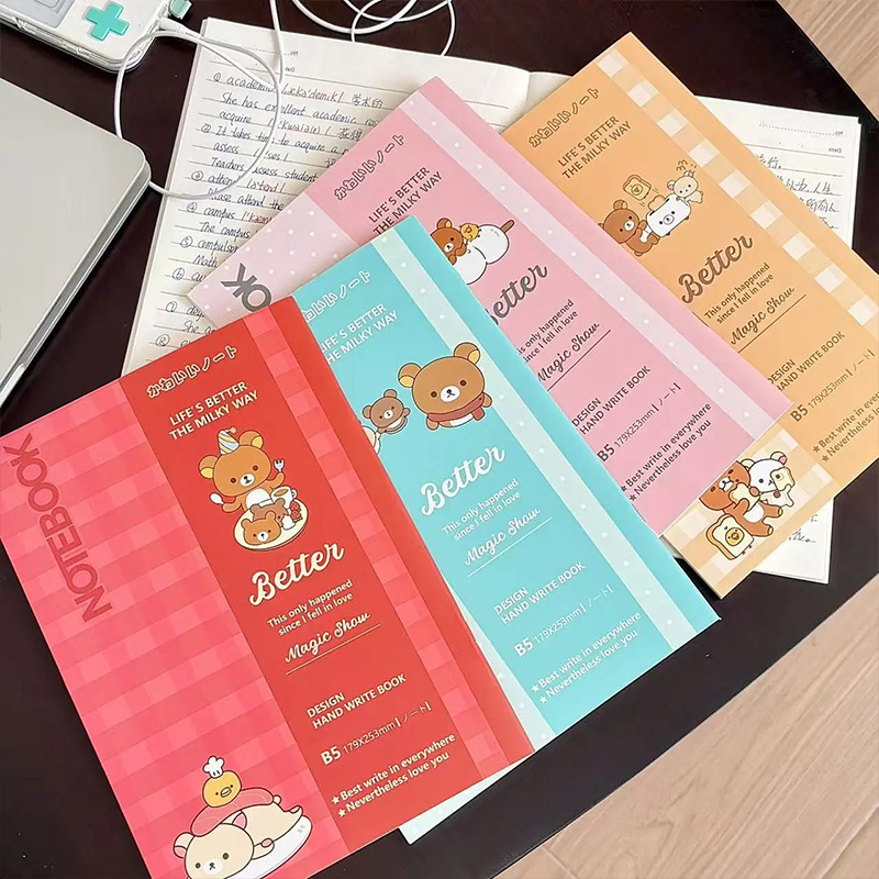 New Retro Cute Rilakkuma B5 Si - Stationery Office บทวิจารณ์และราคา