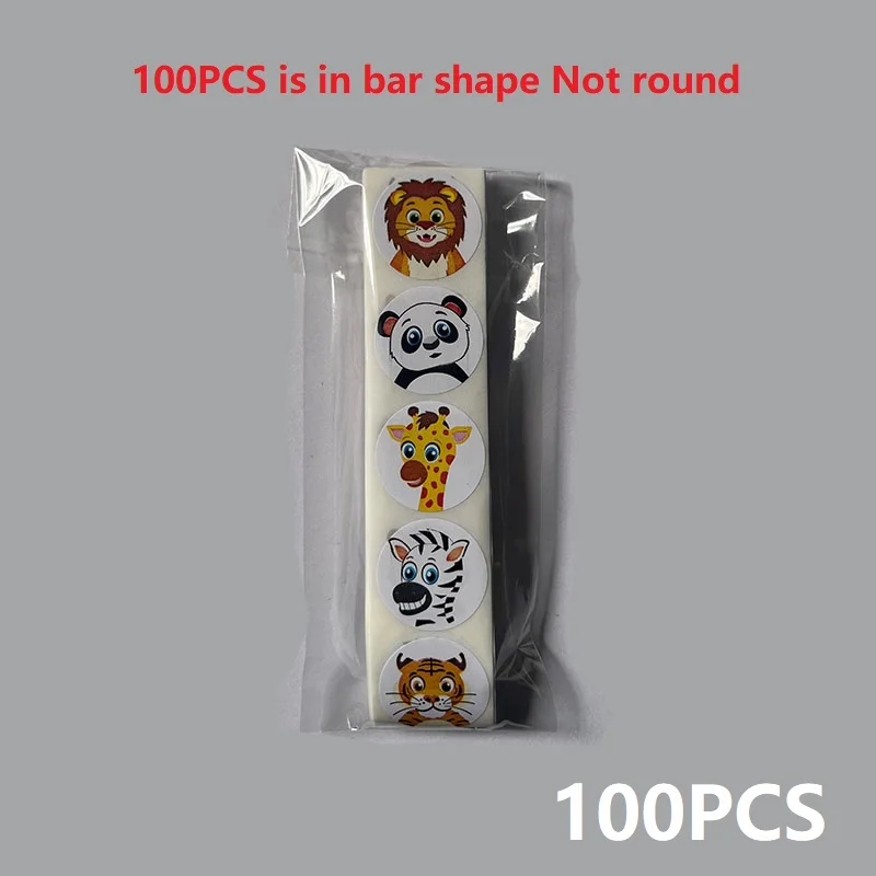 100-500pc Stickers Rolling Ani - Sticker Label Roll บทวิจารณ์และราคา