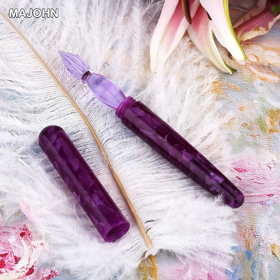 MAJOHN N10 Resin Handmade Glas - Office Stationery Supply Business บทวิจารณ์และราคา