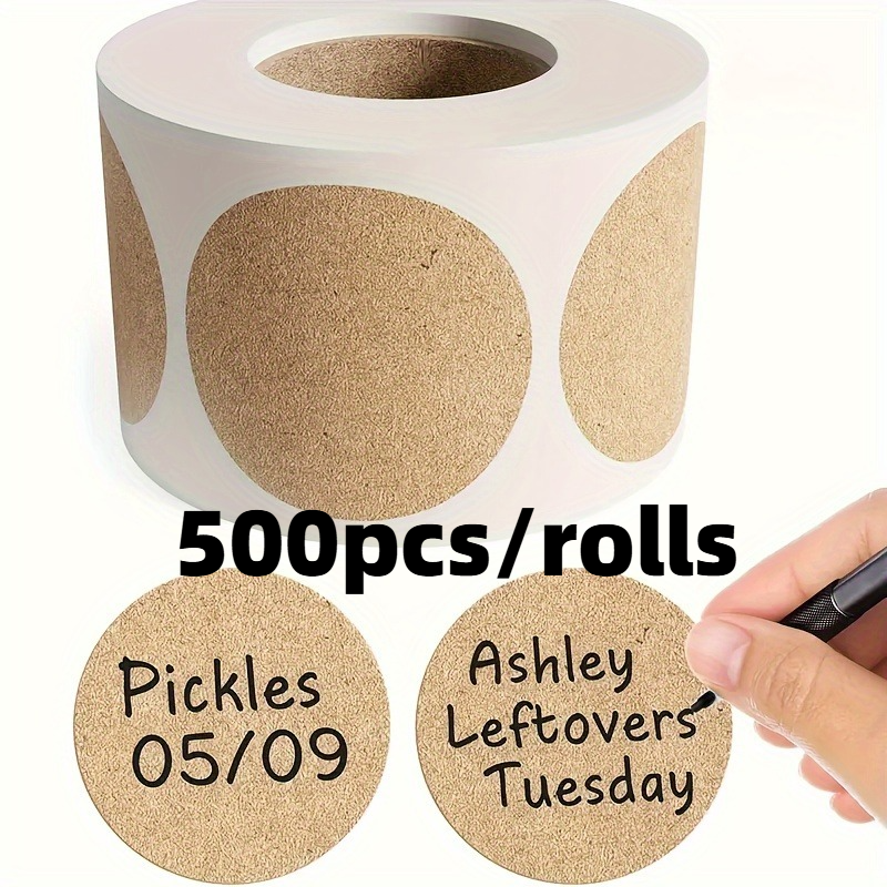 500pcs/rolls Sticker Round Pas - Sticker Label Roll บทวิจารณ์และราคา