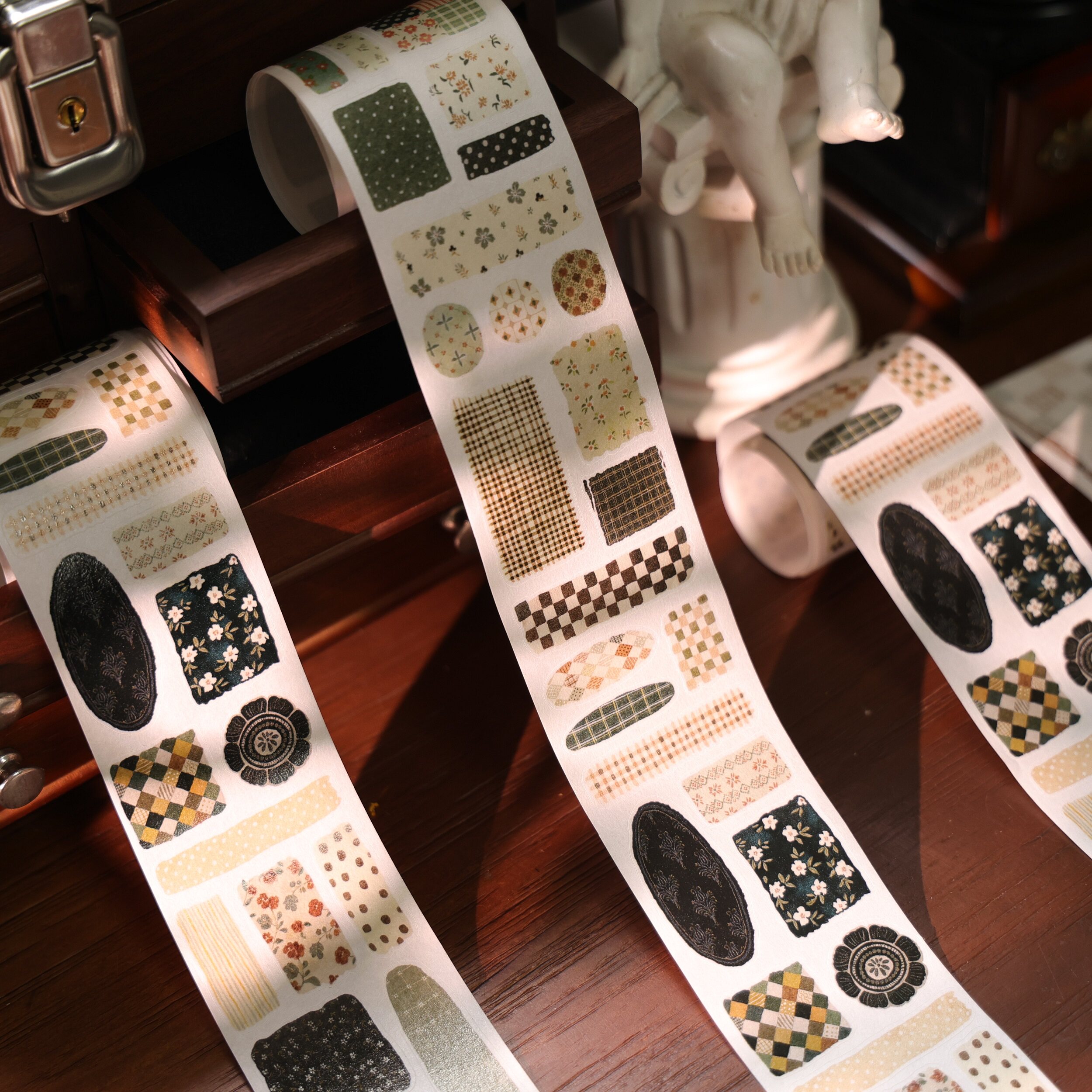 YiEr Studio Vintage Floral Pat - Washi Tape Set บทวิจารณ์และราคา