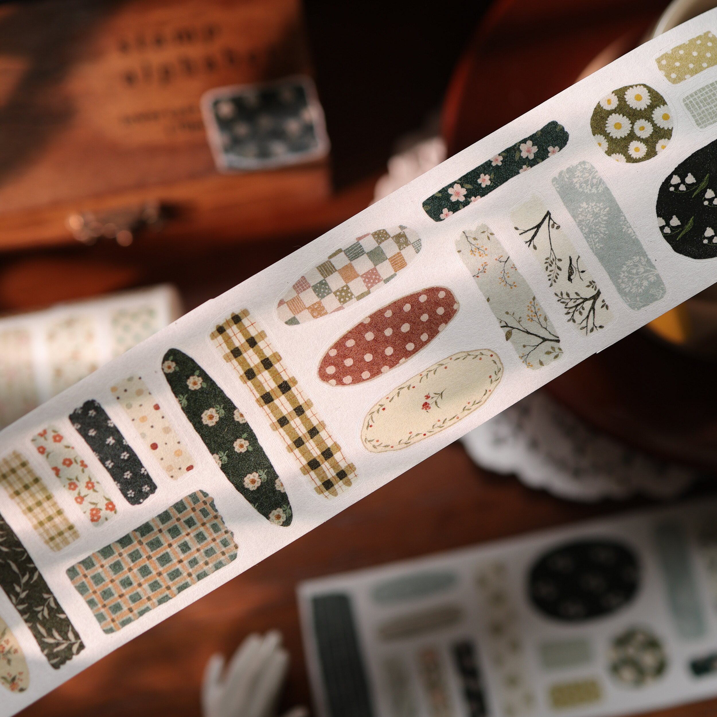 YiEr Studio Vintage Floral Pat - Washi Tape Set บทวิจารณ์และราคา