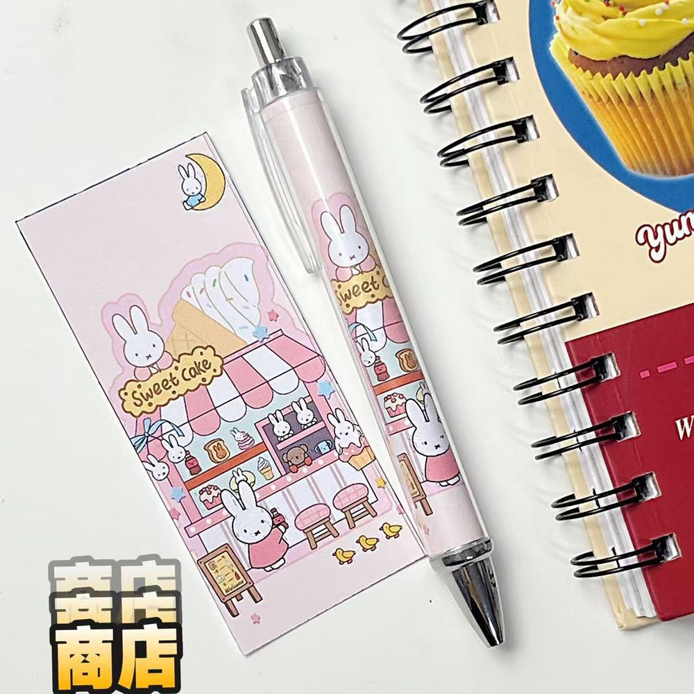 New Miffy Rabbit Press Gel Pen - Gel Ink Pen Set บทวิจารณ์และราคา