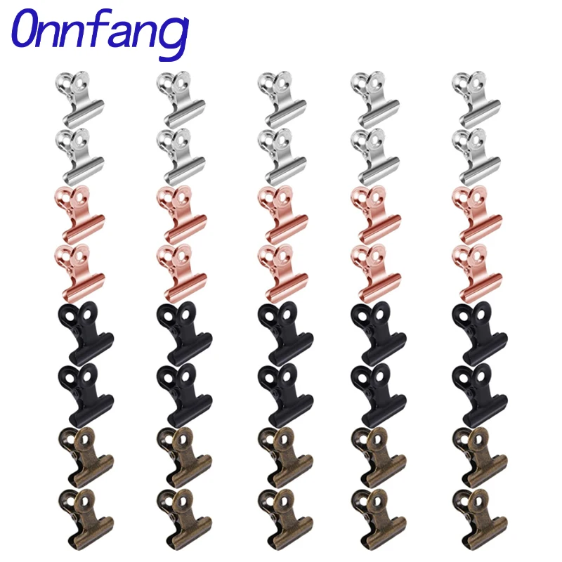 40/20PCS  Set Mini 21x23mm Met - Binder Clip Assorted บทวิจารณ์และราคา