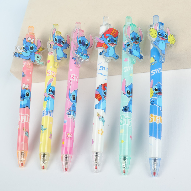 6pcs/set  Stitch gel pen anima - Stationery Office บทวิจารณ์และราคา