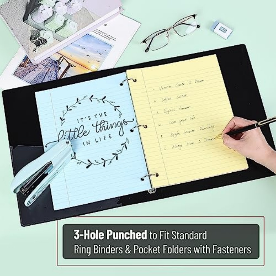 Mr. Pen- Colored Loose Leaf Pa - Paper Punch 3 Hole บทวิจารณ์และราคา
