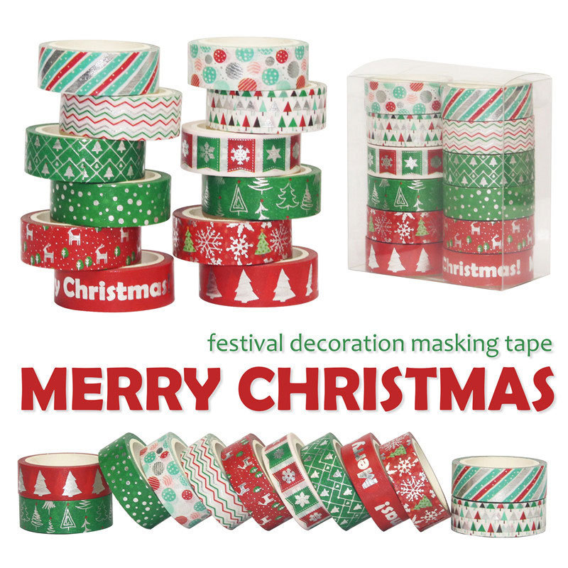 60 Meter Christmas Washi Tapes - Washi Tape Set บทวิจารณ์และราคา