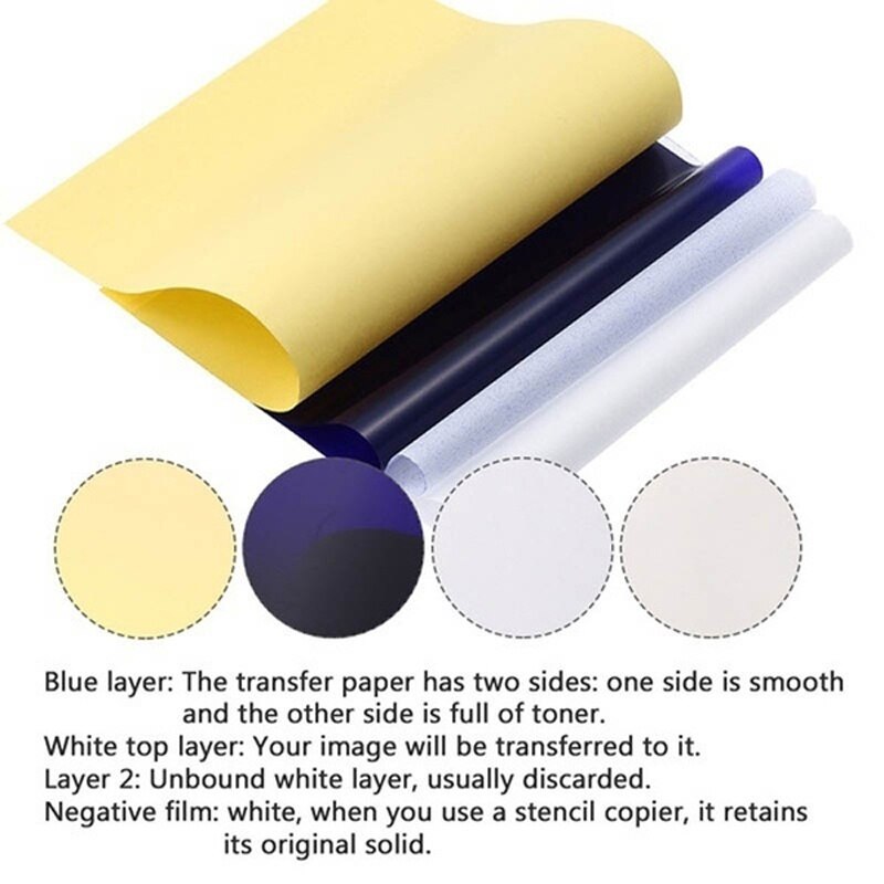 5/10PCS A4 Tattoo Transfer Pap - Carbon Copy Book บทวิจารณ์และราคา