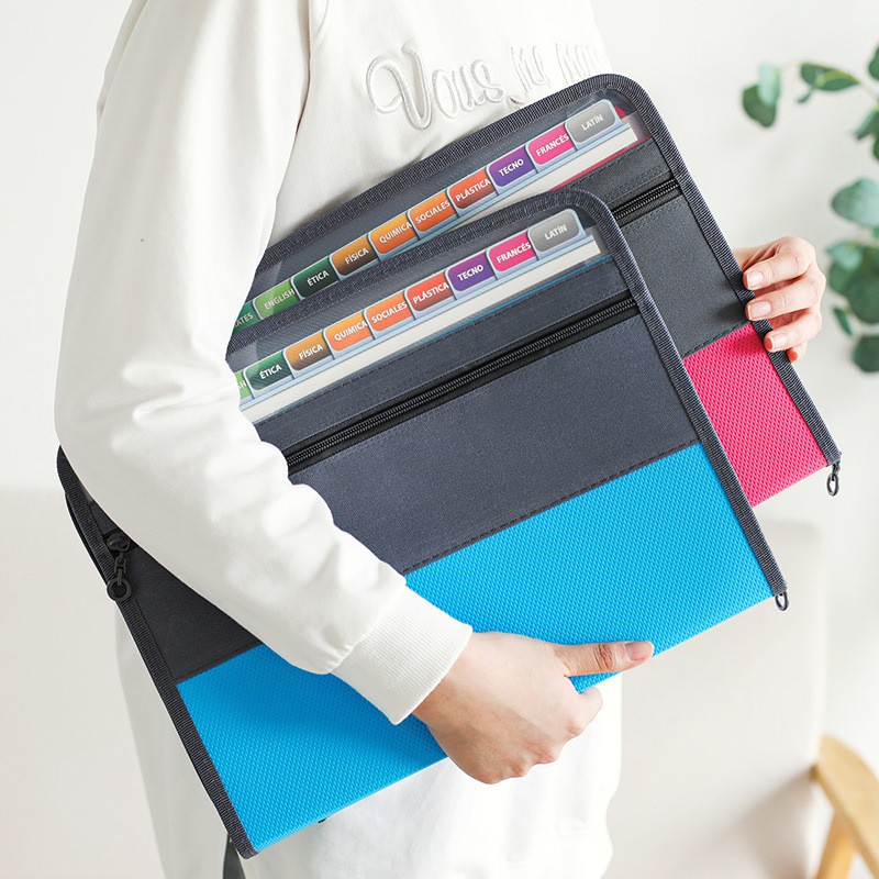 Accordion File Organizer with  - Portfolio Folder Zip บทวิจารณ์และราคา