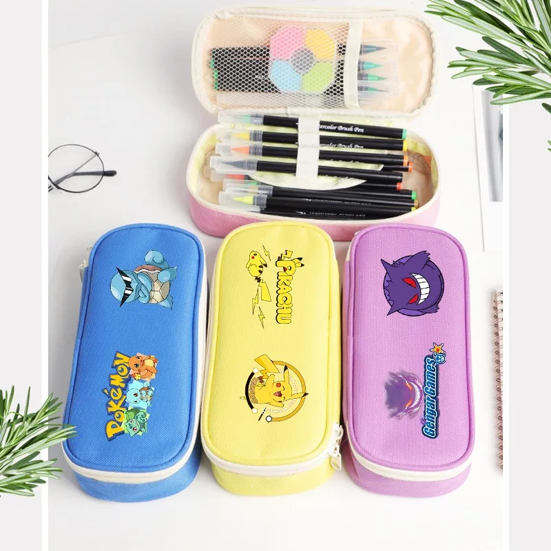 Pokemons Pikachu Pencil Case C - Pencil Case Large บทวิจารณ์และราคา