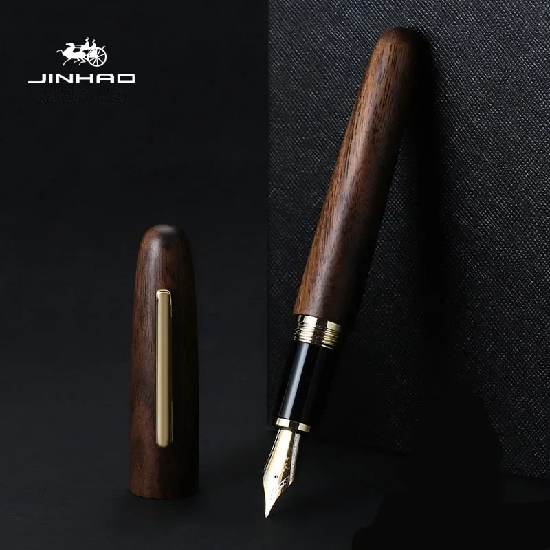 Jinhao 9056 Natural Wood Handm - Office Stationery Supply Business บทวิจารณ์และราคา