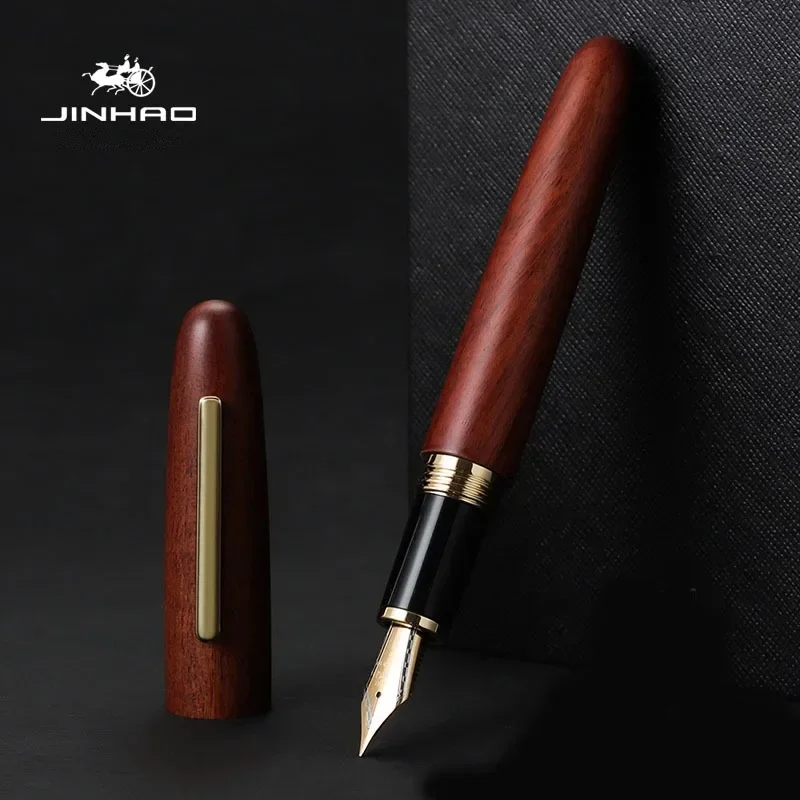 Jinhao 9056 Natural Wood Handm - Office Stationery Supply Business บทวิจารณ์และราคา