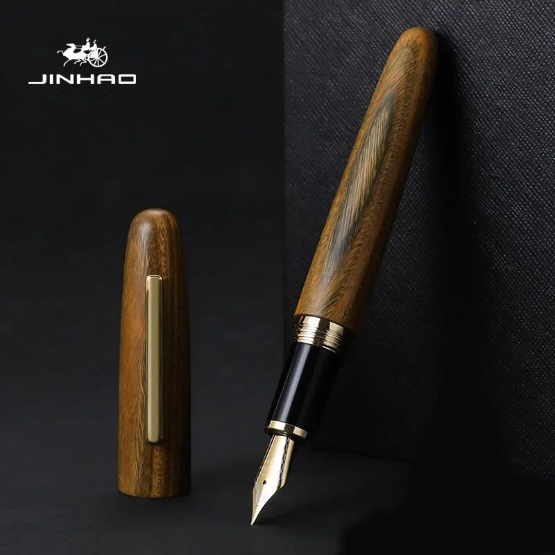 Jinhao 9056 Natural Wood Handm - Office Stationery Supply Business บทวิจารณ์และราคา