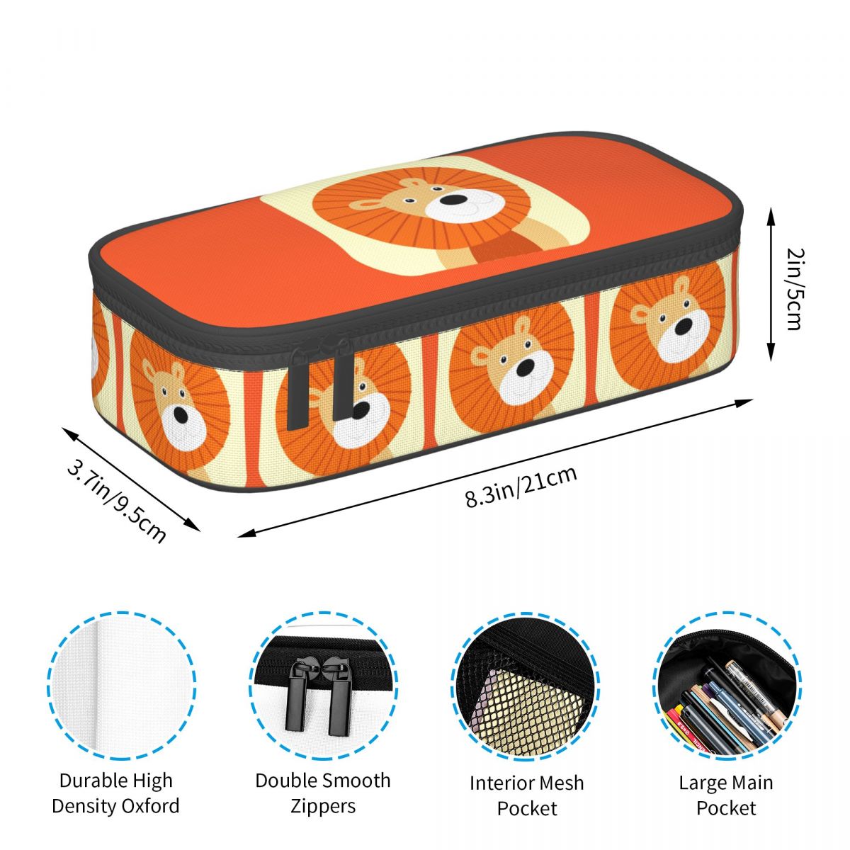Cute Lion Cartoon Pencil Case  - Lion Stationery & Office Supply(Kunshan)Co.Ltd บทวิจารณ์และราคา