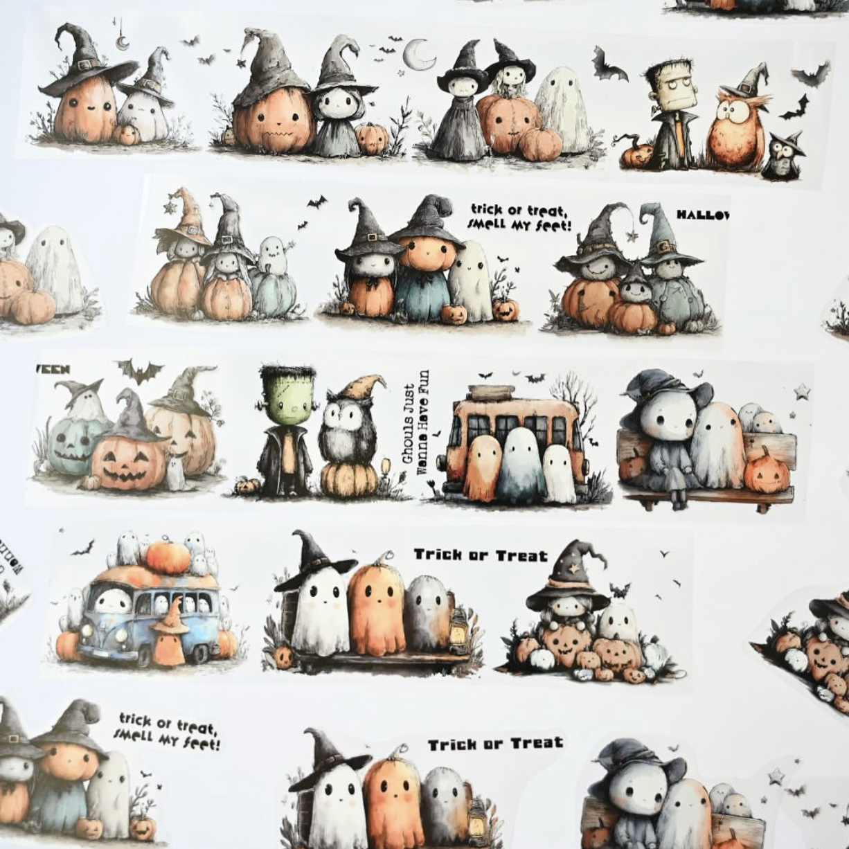 1Loop NEVERLAND Vintage Hallow - Washi Tape Set บทวิจารณ์และราคา