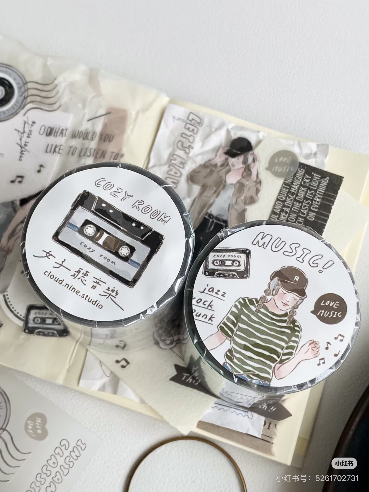 Cloud Nine Studio Vintage List - Washi Tape Set บทวิจารณ์และราคา