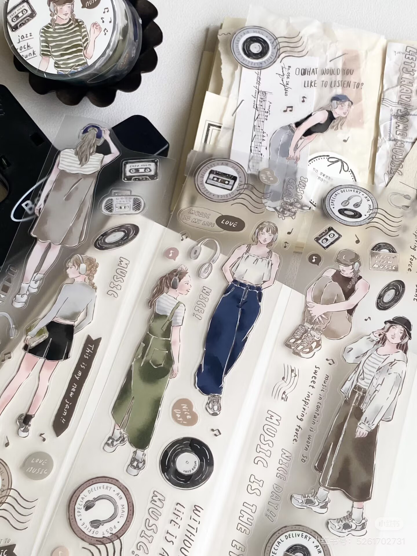 Cloud Nine Studio Vintage List - Washi Tape Set บทวิจารณ์และราคา