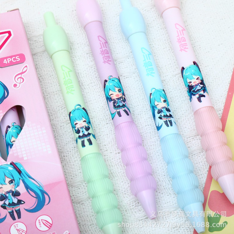 Kawaii Hatsune Miku Gel Pen Cu - Gel Ink Pen Set บทวิจารณ์และราคา
