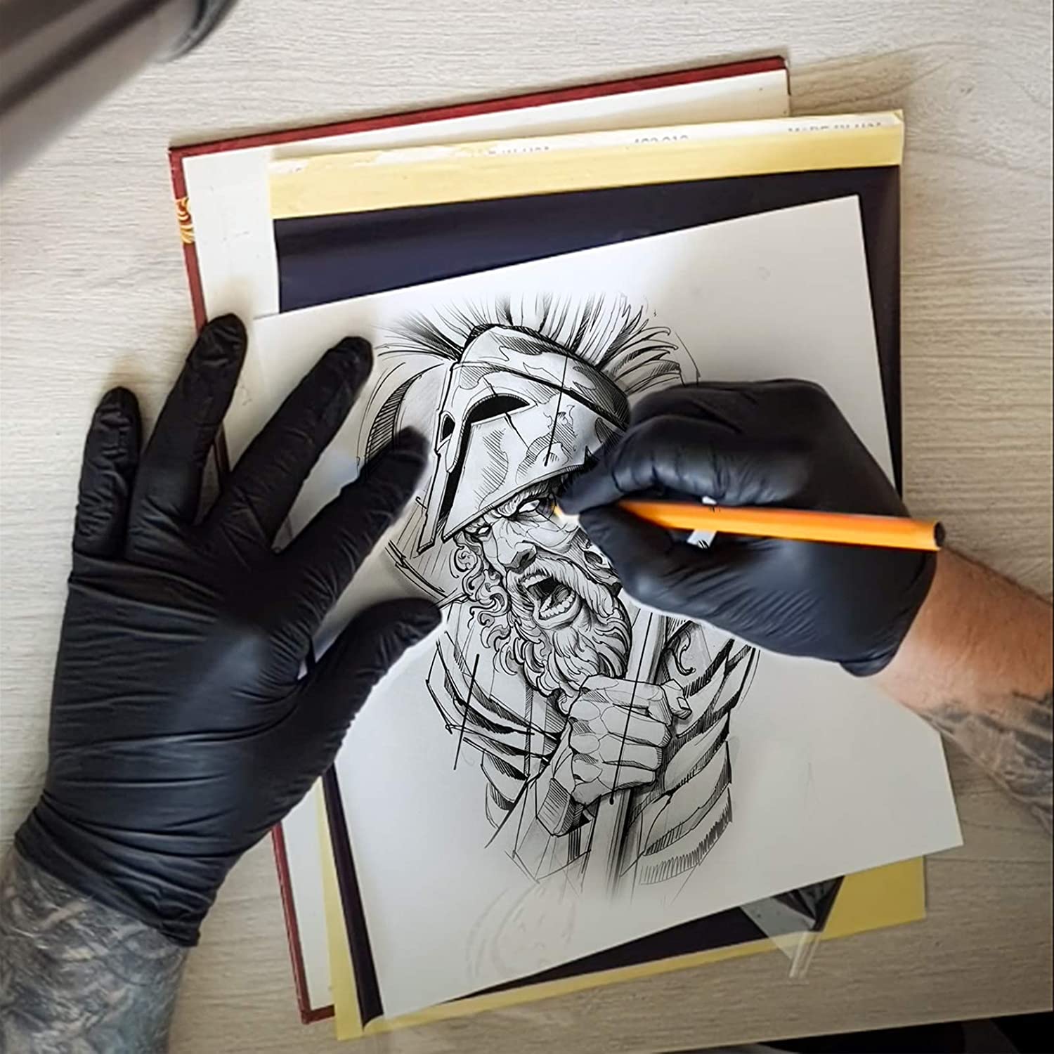 Tattoo Transfer Pape A4 Size T - Carbon Copy Book บทวิจารณ์และราคา