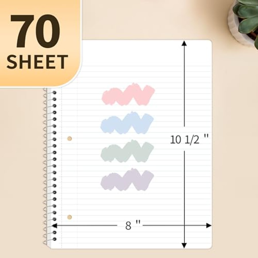 Spiral Notebooks, 1-Subject, 4 - Paper Punch 3 Hole บทวิจารณ์และราคา