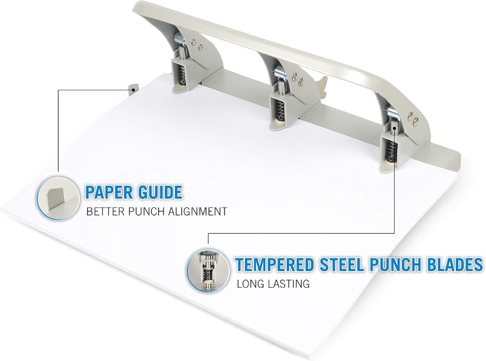 Medium-Duty 3 Hole Paper Punch - Paper Punch 3 Hole บทวิจารณ์และราคา