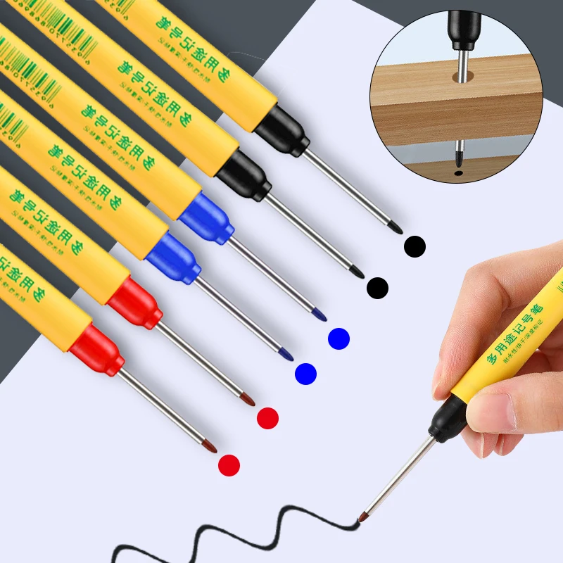 6pcs/set 33mm Red/Blue/Black L - Whiteboard Marker Set บทวิจารณ์และราคา